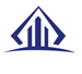 Executive, modern waterfront house Logo